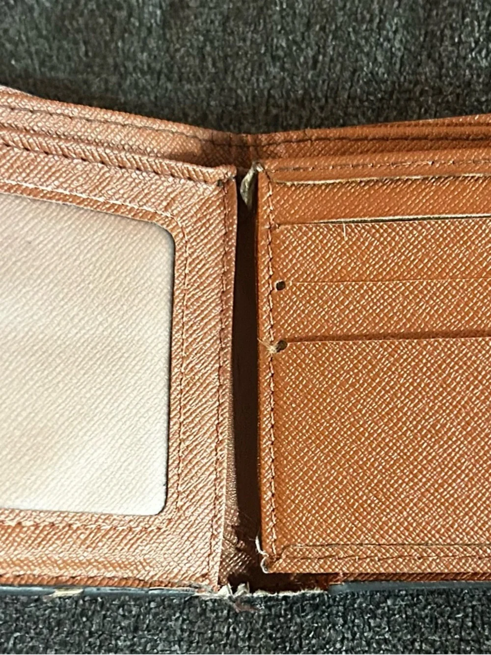 Louis Vuitton Monogram Canvas Money Clip in Brown and Gold